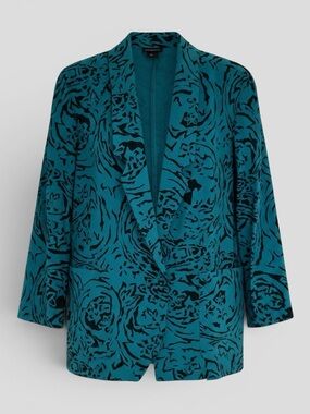 LEGER VINTAGE BLAZER-Teal Women’s  Size 5/6